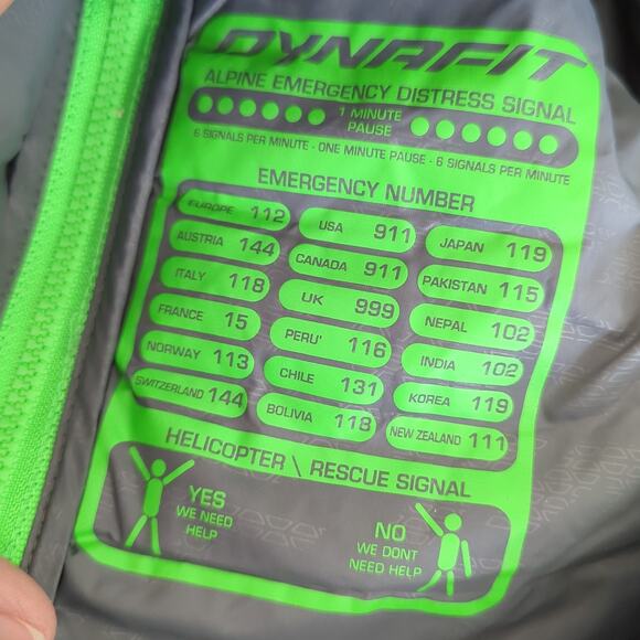 DYNAFIT TLT hybrid Primaloft Hoody Jacket Men's Small Gray Puffer Packable NWOT - Picture 3 of 8